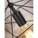 Závěsná lampa ANTWERP Ø 38 cm,černý kov