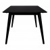 Jídelní stůl rozkládací COPENHAGEN 150-230x90 cm, černý rám