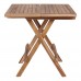 Odkládací stolek zahradní COFFEE BILBAO,50 cm,teak dřevo