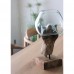Váza na samorostu SAN MARINO kapka,dřevo a sklo