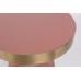 Odkládací smaltovaný stolek GLAM ZUIVER,růžový
