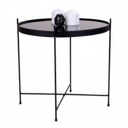 Konferenční stolek VENEZIA HOUSE NORDIC ø48 cm,černý