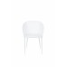 Jídelní židle GIGI WHITE ZUIVER,plast bílý