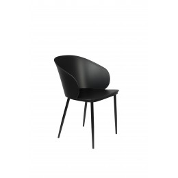 Jídelní židle GIGI WLL,plast černý