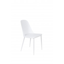 Jídelní židle PIP WLL, plast bílý