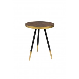 Odkládací stolek kulatý DENISE ZUIVER Ø44 cm,hnědý