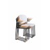 Jídelní židle s područkama STACKS ZUIVER,plast šedý