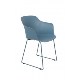 Jídelní židle TANGO WLL,plast světle modrý