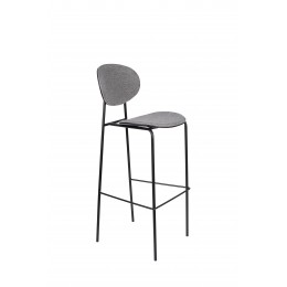 Barová židle DONNY WLL 107 cm,šedá