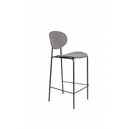 Barová židle DONNY ZUIVER 98 cm,šedá