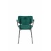 Jídelní židle s područkama BENSON ZUIVER,zelená