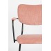 Jídelní židle s područkama BENSON ZUIVER,růžová