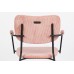 Jídelní židle s područkama BENSON ZUIVER,růžová