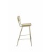 Barová židle JORT ZUIVER 106 cm, zelená ratanová