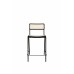 Barová židle JORT ZUIVER 93,5 cm, černá ratanová