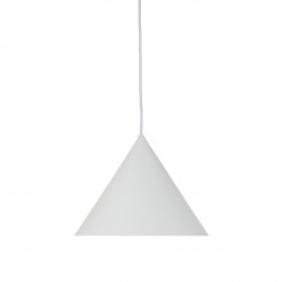 Závěsná lampa BENJAMIN FRANDSEN Ø 46 cm, bílá