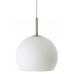 Závěsná lampa Ball Pendant Frandsen Ø25 cm, bílé sklo