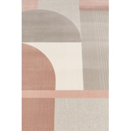 Koberec HILTON ZUIVER 160x230 cm, šedý/růžový