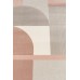 Koberec HILTON ZUIVER 160x230 cm, šedý/růžový