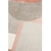 Koberec kulatý HILTON ZUIVER Ø 240 cm, šedý/růžový