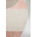 Koberec kulatý HILTON ZUIVER Ø 240 cm, šedý/růžový