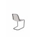 Jídelní židle s područkami  THIRSTY ZUIVER, plast světle šedý
