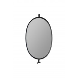 Zrcadlo oválné LARA ZUIVER, černé