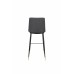 Barová židle LIONEL ZUIVER 105 cm, tmavě šedá látková