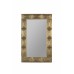 Zrcadlo RABAT listový rám 100x70 cm,zlaté