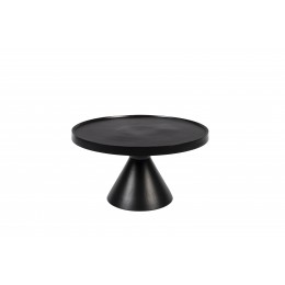 Odkládací stolek FLOSS ZUIVER Ø60 cm, černý