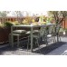 Zahradní kovový jídelní stůl VONDEL ZUIVER 168x87 cm, zelený