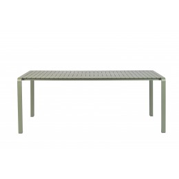 Zahradní kovový jídelní stůl VONDEL ZUIVER 214x97 cm, zelený