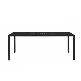Zahradní kovový jídelní stůl VONDEL ZUIVER 214x97 cm, černý
