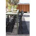 Zahradní kovová jídelní židle VONDEL ZUIVER, černá