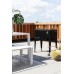 Zahradní kovová lavice VONDEL ZUIVER 175x45 cm, černá