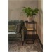 Konsolový stolek WINSTON DUTCHBONE 90x30 cm, kov černý