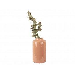 Váza kovová GRAND PRESENT TIME, velká 33 cm, vybledlá růžová