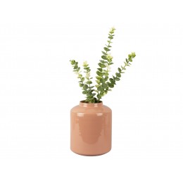 Váza kovová GRAND PRESENT TIME, malá 23cm, vybledlá růžová