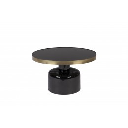 Konferenční smaltovaný stolek GLAM ZUIVER 60 cm, černý