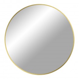 Nástěnné zrcadlo MADRID mosaz, Ø80 cm