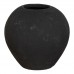 Váza terracota HORTA černá ø19x16 cm