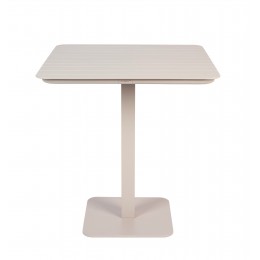 Zahradní kovový bistro stůl VONDEL ZUIVER 71x71 cm, jílový