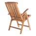 Zahradní židle ELCHE HOUSE NORDIC s područkami, teak dřevo