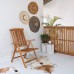 Zahradní židle ELCHE HOUSE NORDIC s područkami, teak dřevo