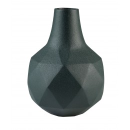 Váza BLOOM kovová, 16 cm, zelená
