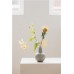 Váza Bloom kovová, 16 cm, slonová kost