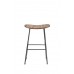 Teaková barová židle TANGLE WLL, 65 cm, přírodní