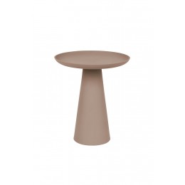 Odkládací stolek RINGAR WLL Ø39,5cm práškový kov, růžový