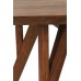 Jídelní stůl QUENZA 200x100x76cm, dřevo akácie, matný černý