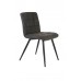 Jídelní židle OLIVE  50,5x44,5x82 cm samet růžový + černé nohy